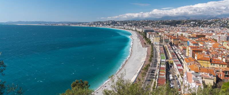 La promenade des anglais à Nice